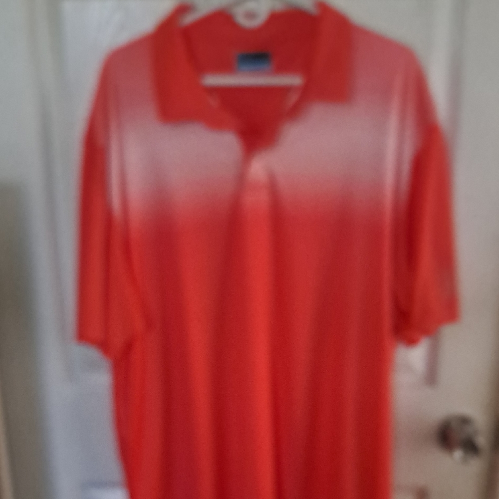 PGA Tour Men's Red Gradient Polo